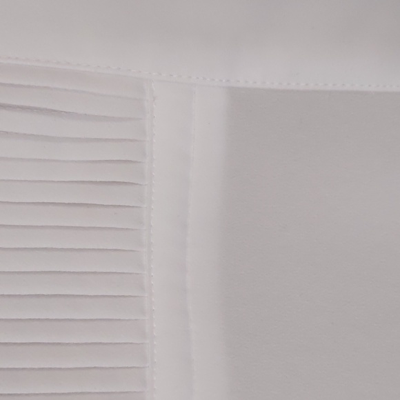 Karl Lagerfeld Classic White Button Down Tuxedo Shirt - Size XS /ECH/TP - Picture 3 of 11